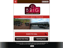 Tablet Screenshot of brigfarmshop.co.uk